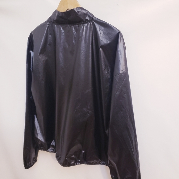 Under Armour UA Metallic Woven Anorak Black Jacket, Women’s Size L - Picture 7 of 10